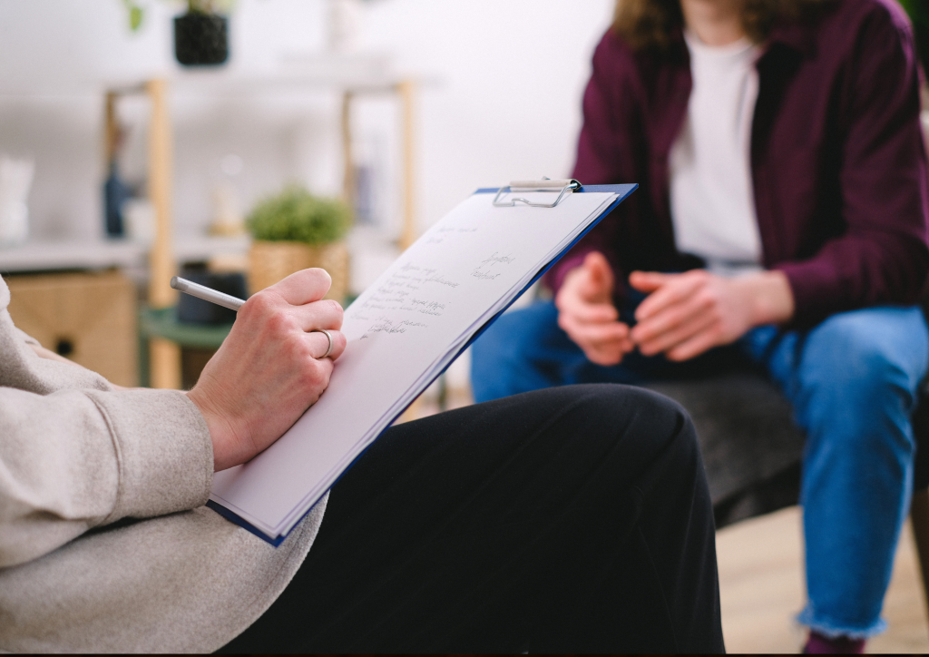 Kennenlerngespräch in einer psychotherapeutischen Praxis in Berlin-Friedrichshain